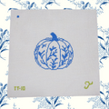 Blue and White Pumpkin